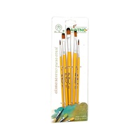 5Pcs/Set Good Quality 4 Colors Fine Hand-Painted Thin Hook Line Pen Drawing Art Paint Brush Art Supplies Nylon Brush Painting