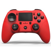 6-axis Game Console Bluetooth Controller Rechargeable High-power Wireless Game Console Accessories-Red