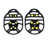 6 Studded Anti-slip Ice Grip Spike Winter Walking Sports Overshoes Shoes Cover
