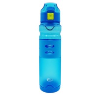 600ml Professional Frosted Plastic Water Bottle For Outdoor Sports With Lifting Yoke(Blue)
