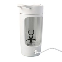 650ML Portable Electric Milkshake Mixer Juicer Blender USB Charging Fruit Juicer Mix Cup WHITE COLOR