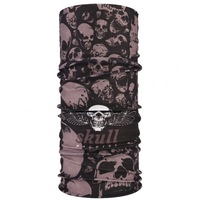 6PC Multifunction Seamless Skull Pattern Magic Riding Mask Warm Scarf Halloween Props