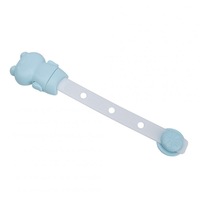 6PCS Multi-functional Kids Safety Lock Cupboard Fridge Cabinet Prevent Clamp blue