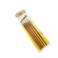 6pcs/set Fine Weasel Hair Paint Brush Water Color Oil Paint Brushes Acrylic Drawing Brush Art Supplies Painting Brushes for Artist