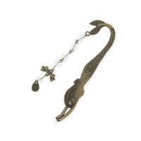 7Pc Retro Alloy Metal Bookmark Mermaid Beaded Or Angels Butterfly Fashion Vintage Bookmark