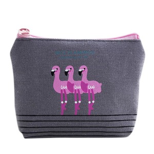 7PCS Women Girl Coin Purse Cute Flamingo Zipper Change Bag Phone Bag Pencil Case