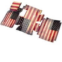 8 Pcs Retro USA Flag Pattern Case Sticker for GoPro HERO3