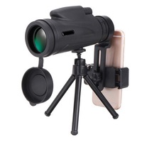 80x100 Magnification HD BAK4 Roof Prism 3500M/20000M Portable Monocular Telescope+Tripod+Phone Clip