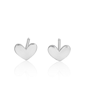 8PCS Copper Stud Earrings for Women New Fashion Simple Small Earrings Heart Jewelry