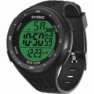 9007 Sport Men Watch 3ATM Waterproof Luminous Display Electronic Large Dial Digital Watch