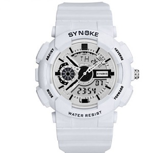 9015 Double Display Movement Luminous Alarm Calendar Sports Dual Display Digital Watch Men Watch 01 COLOR