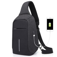99018 Unisex Fashion Messenger Bags 3D Trunk Pattern Chest Packs Waterproof Shoulder Backpack