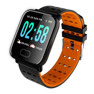 A6 Sleep HR Blood Pressure Oxygen Monitor IP67 Waterproof Camera Smart Watch