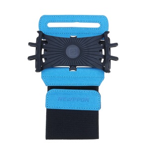 Adjustable Arm Phone Bag Applicable 4-6 inch Phone 180 Rotatable Outdoor Running Wristband Rotating Phone Bag BLUE COLOR