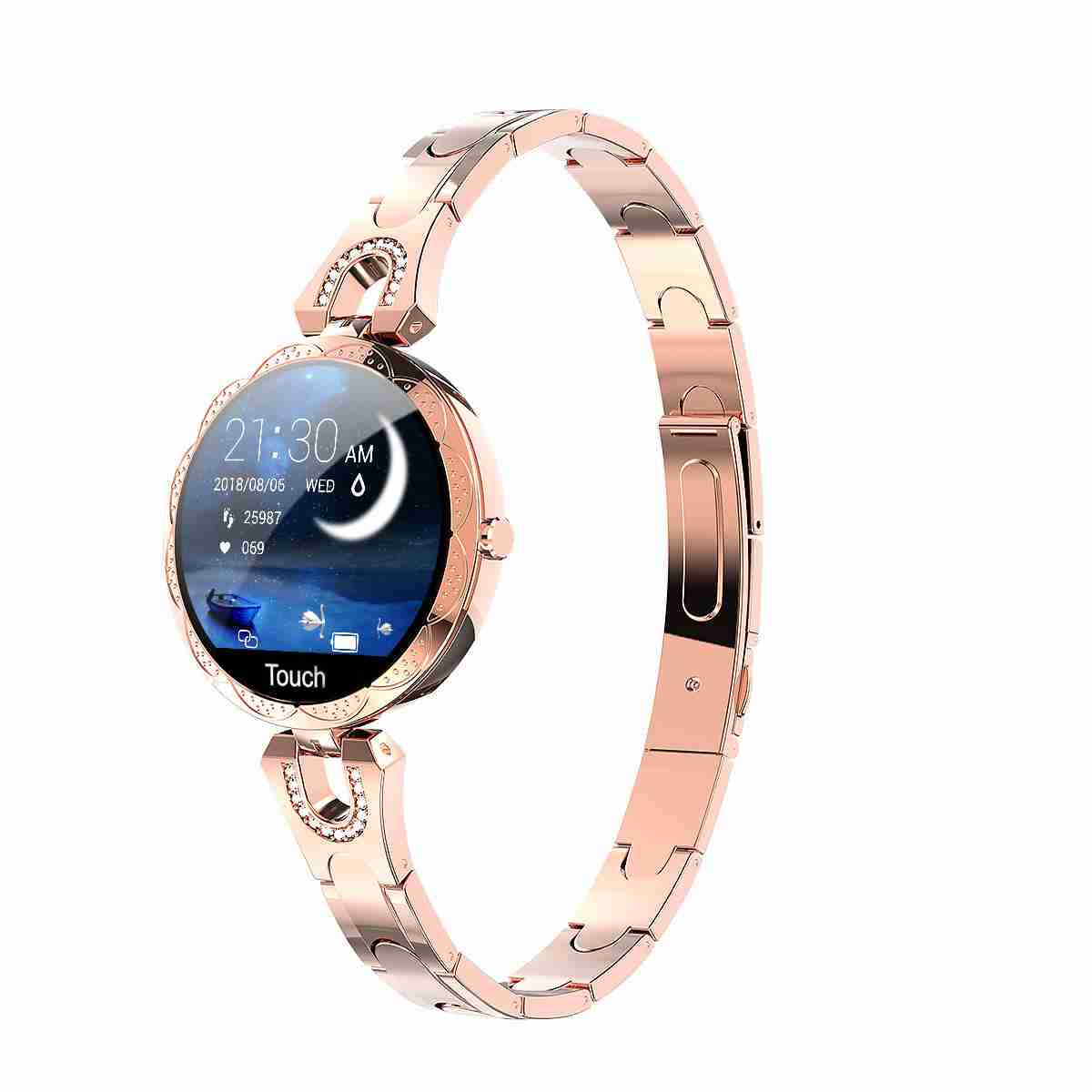 Heart Rate and Blood Pressure Monitor Fitness Tracker Smart Watch GOLDEN Australia