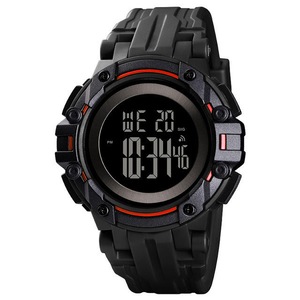 Alarm Chronograph Luminous 5ATM Military Style Sports Men Watch Digital Watch RED COLOUR