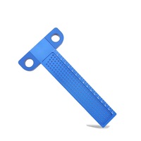 Aluminum Alloy Woodworking T 160mm Hole Positioning Measuring Ruler Crossed Marking Gauge Metric Scriber Tools for Carpenter