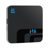 Android 8.1 TV BOX H6 2GB DDR3 16GB 2.4GHz WiFi Bluetooth 4.0 Support 6K HD Media Player 2GB 16GB Ott IPTV Box(EU)