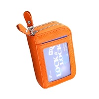 Antimagnetic Organ Card Case Card Holder RFID Coin Purse Antimagnetic Card Case Credit Card Wallet-2