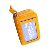Antimagnetic Organ Card Case Card Holder RFID Coin Purse Antimagnetic Card Case Credit Card Wallet-3