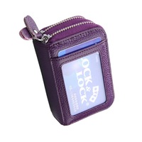 Antimagnetic Organ Card Case Card Holder RFID Coin Purse Antimagnetic Card Case Credit Card Wallet-4