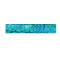 Art Gallery Painting Straight Ruler 15cm Acrylic Plastic Measuring Rule Starry Night Sunrise Flower Office School Supplies