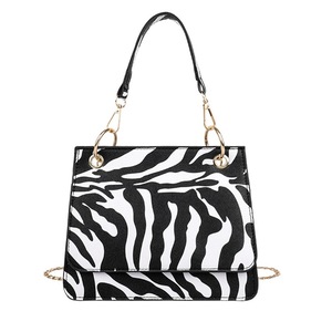 Autumn Ladies Animal Pattern Messenger Totes Street Shoulder Bag Pu Leather Clutch Youth Ladies Simple Versatile Bag