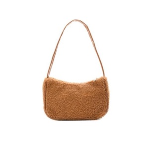 Autumn Winter Fashion New Female Square Tote bag Quality Woolen Women's Designer Handbag Ladies Underarm Shoulder Bags