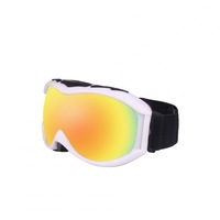 Autumn Winter Ski Goggles Double Layers Antifog Outdoor Snowboard Goggles Can Install Myopic Lens white