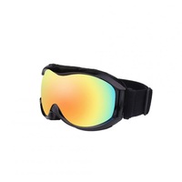 Autumn Winter Ski Goggles Double Layers Antifog Outdoor Snowboard Goggles Can Install Myopic Lens black