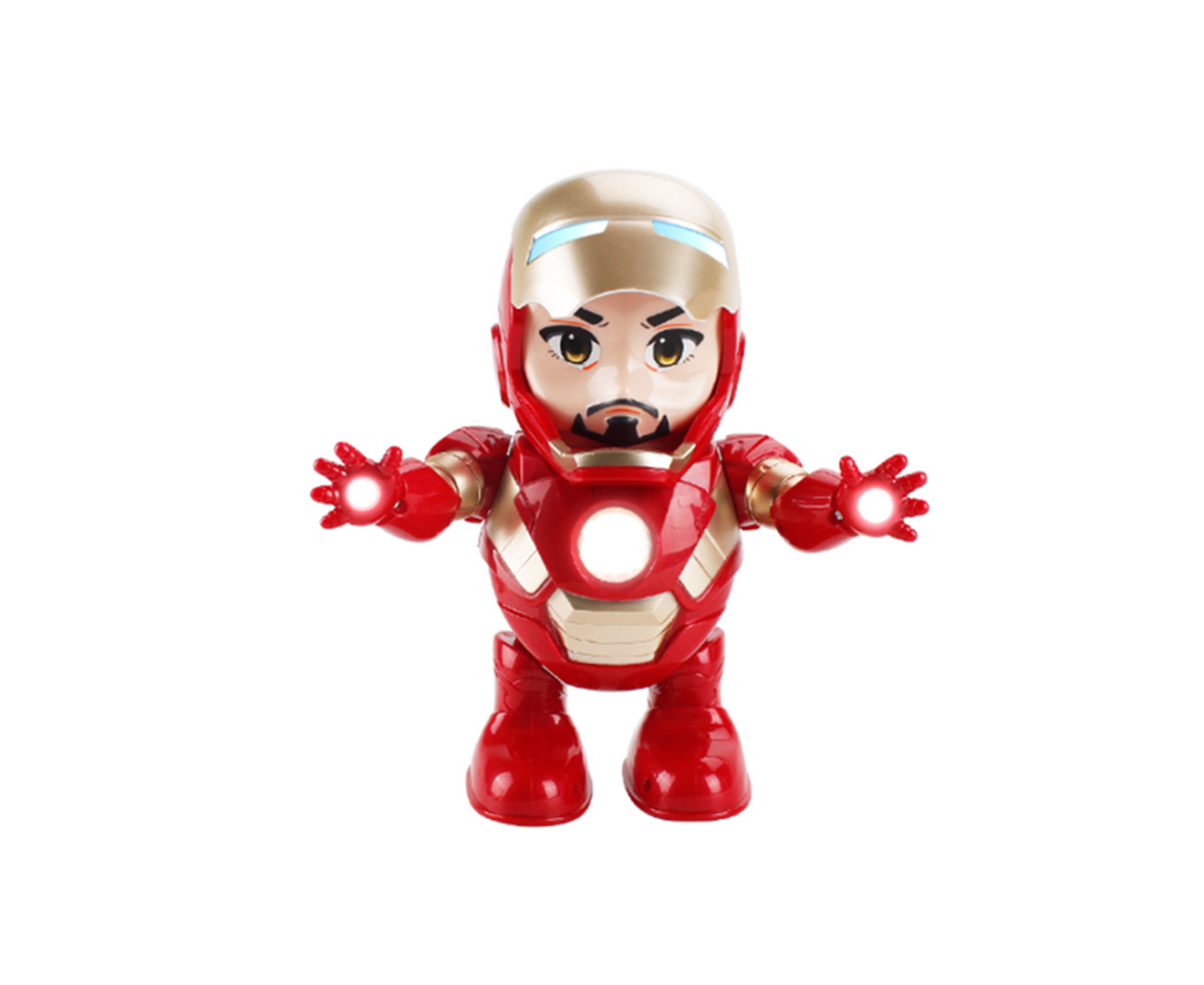 Avengers Iron Man Avengers Toys Dancing Robots Mini Iron Man Light Electric Music Toy