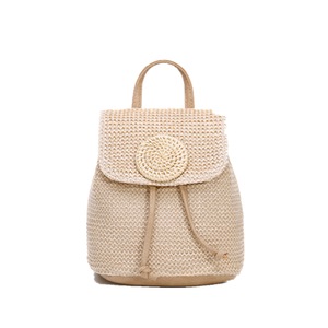B01 Beach Backpack Multi-purpose Woven Bag Niche High-end Feel Bucket Bag