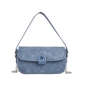 B036 Single Shoulder Bag Fashion Solid Color Casual Handbag Outdoor Messenger Bag