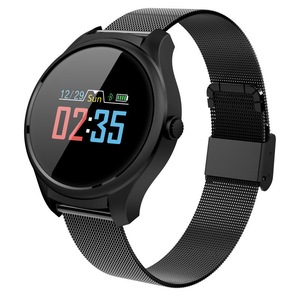 B35 1.0" IPS Color Touch Screen IP67 Waterproof Smart Watch Pedometer Heart Rate Blood Pressure Monitor Fitness Smart Bracelet BLACK COLOR