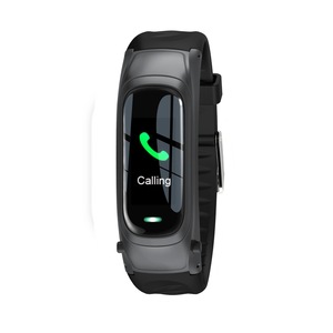B9 BT5.0 Wristband bluetooth Call AI Voice Assistant Blood Oxygen Heart Rate Monitor HI-FI Quality Voice Smart Watch BLACK COLOR