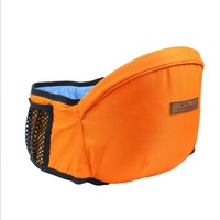 Baby Carrier Waist Stool Walkers Baby Sling Hold Waist Belt Backpack Hipseat Belt Kids Infant Hip Seat, Size:OneSize(orange)