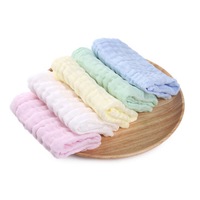 Cotton towels 5 pcs/set gauze small towel strong absorbent towel