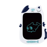 Baby Writing Tablet Drawing Board Portable Hand Pad Gifts for Children Kids Monochrome art board 8.5 inch (Blue)