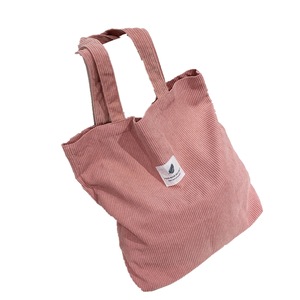 Bags for Women Corduroy Shoulder Bag Reusable Shopping Bags Casual Tote Female Handbag