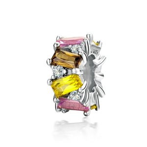 Beads Silver plating Beads Charms Fit Women Bracelets Jewelry