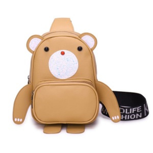 Bear Shape PU Leather Single Shoulder Bag Ladies Handbag Messenger Bag