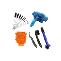 Bicycle Chain Washer Set Mountain Bike Accessory Bike Too Cleaning Brush Chain washer 6 piece set_One size