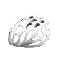Bicycle Helmet Ultralight Road Bike Helmets Men Women Integrally-molded Cycling Helmet matte white_L