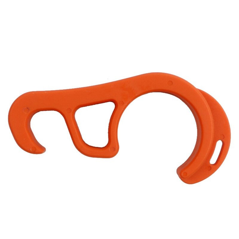 Bicycle Motorcycle Parking Safe Lock Brake Hook Motor-bike Parking Safety Brake Hook Slope Lock Buckle Button Orange