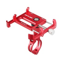 Bicycle & Motorcycle Phone Mount ，for iPhone X XR Xs 7s 8 Plus, Samsung S7/S6/Note5/4 GPS�?Mount 4 to 6.5 Inch(RED)