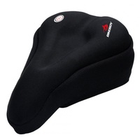 Bicycle Saddle Mat Silicone Thickened Mountain Bike Comfortable Sponge Seat Cover black_Length 28X width 18