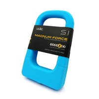 Bicycle Silicone U-Lock Mountain Bike Anti Theft Lock Universal Aluminum Waterproof Anti-Collision Portable Bicycle Lock Accessories blue
