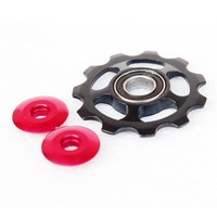 Bike Bicycle Derailleur Guide Pulley Wheel Accessories BLACK COLOR