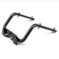BIKIGHT Bicycle Seat Post Bottle Rack Converter Cycling Bike Saddle Back Double Water Bottle Holder BLACK COLOR