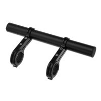 Black Bike Flashlight Holder Handle Extender Mount Bicycle Bracket Accessories